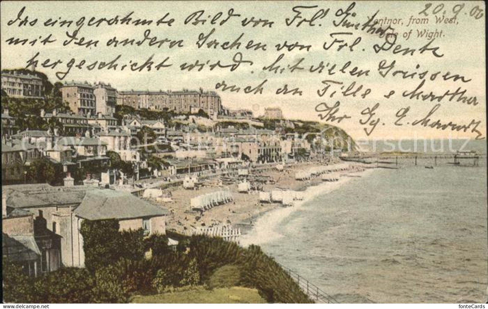 11732419 Ventnor Isle Of Wight View From West Beach Woodbury Series No. 2565 Sha - Autres & Non Classés