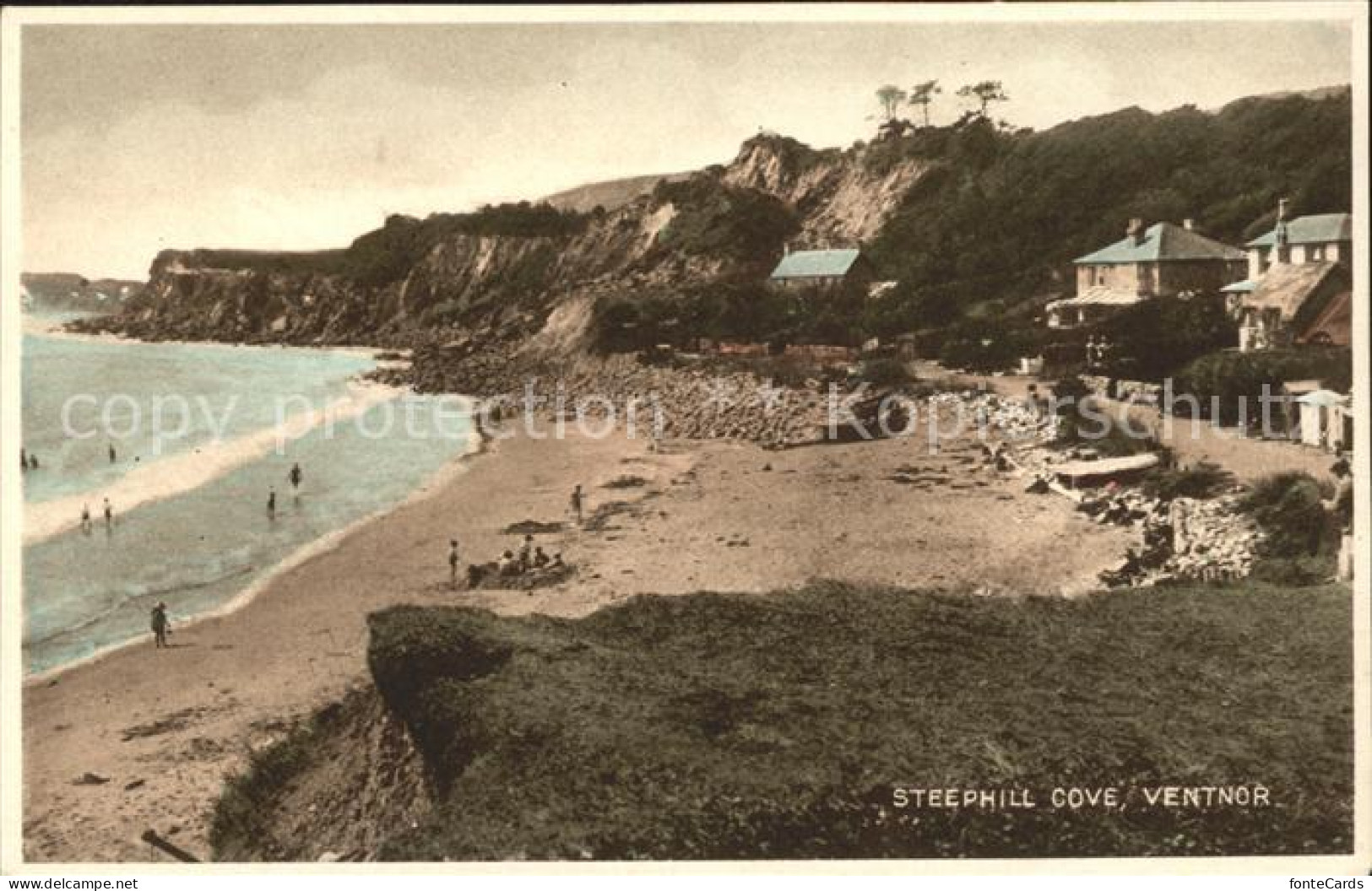 11732416 Ventnor Isle Of Wight Steephill Cove Beach Shanklin - Otros & Sin Clasificación