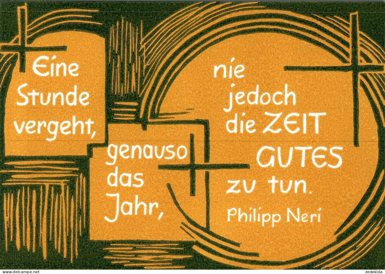 H2015 - Philipp Neri Spruchkarte - Zeit - Autres & Non Classés