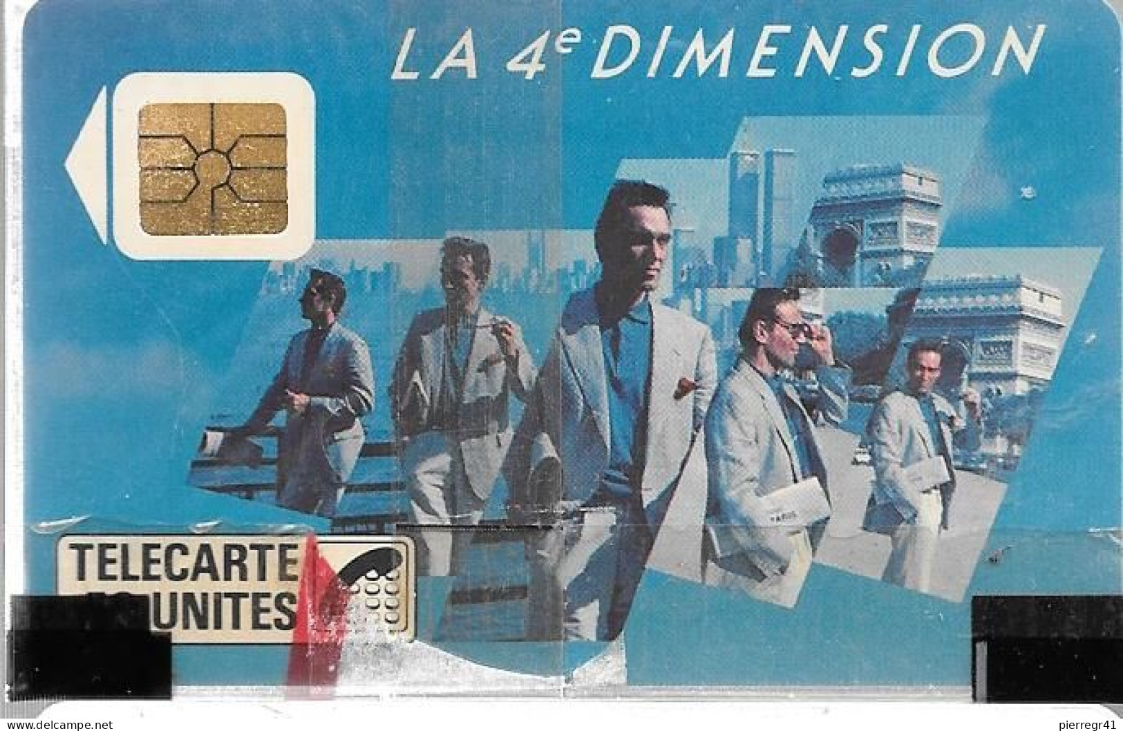 CARTE²°-PUBLIC-50U-F 38-1989-SO2B-4é DIMENSIONS HOMMES-V° 4Pe 1051-NSB-TBE - 1989