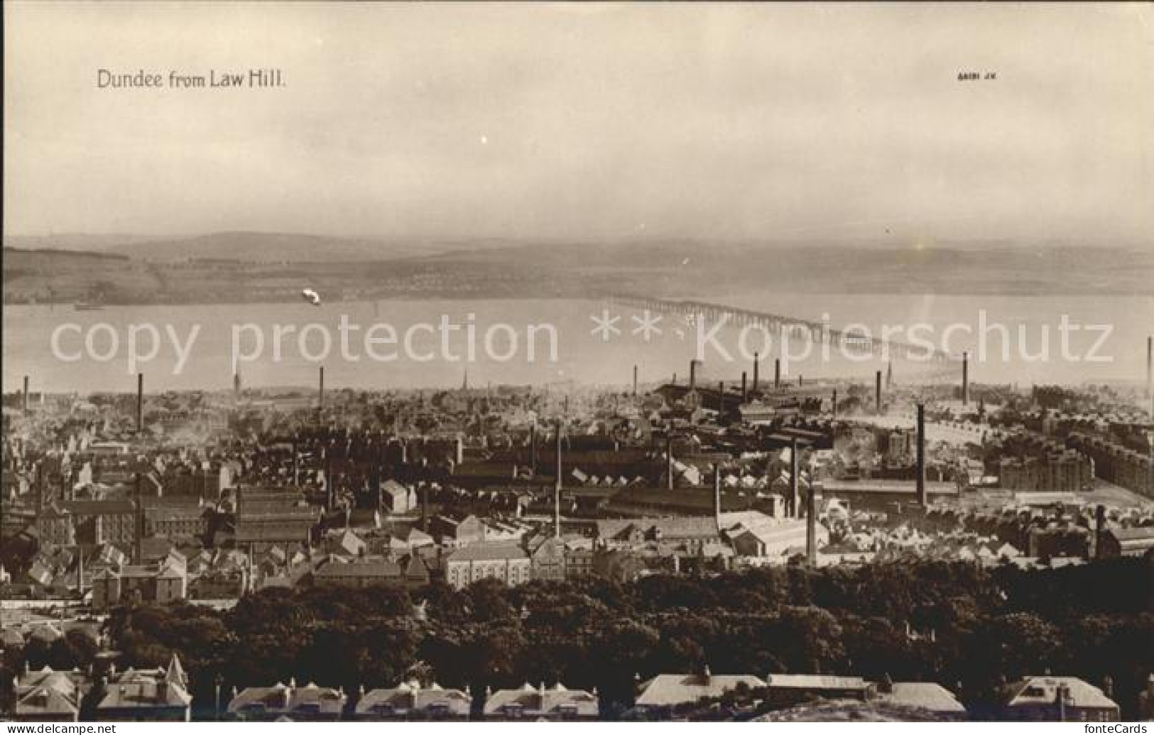 11732325 Dundee City Panorama View From Law Hill Bridge Dundee City - Autres & Non Classés