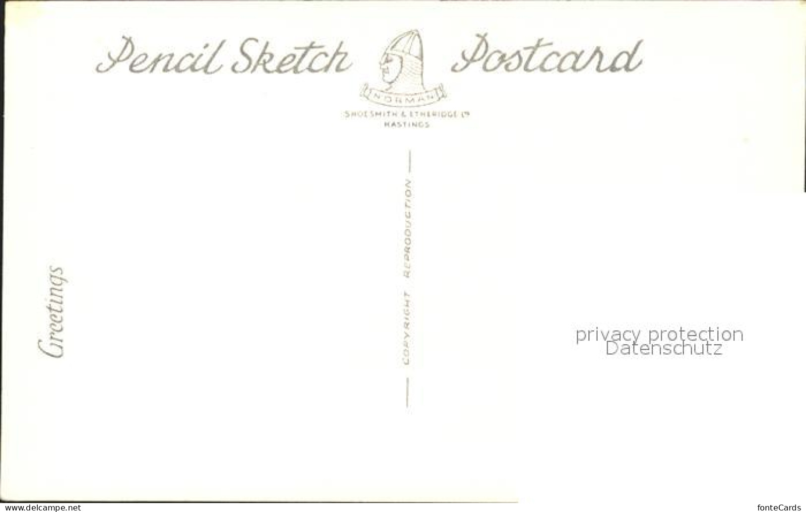 11732322 Tunbridge Wells The Pantiles Pencil Sketch Card Kuenstlerkarte Tunbridg - Other & Unclassified