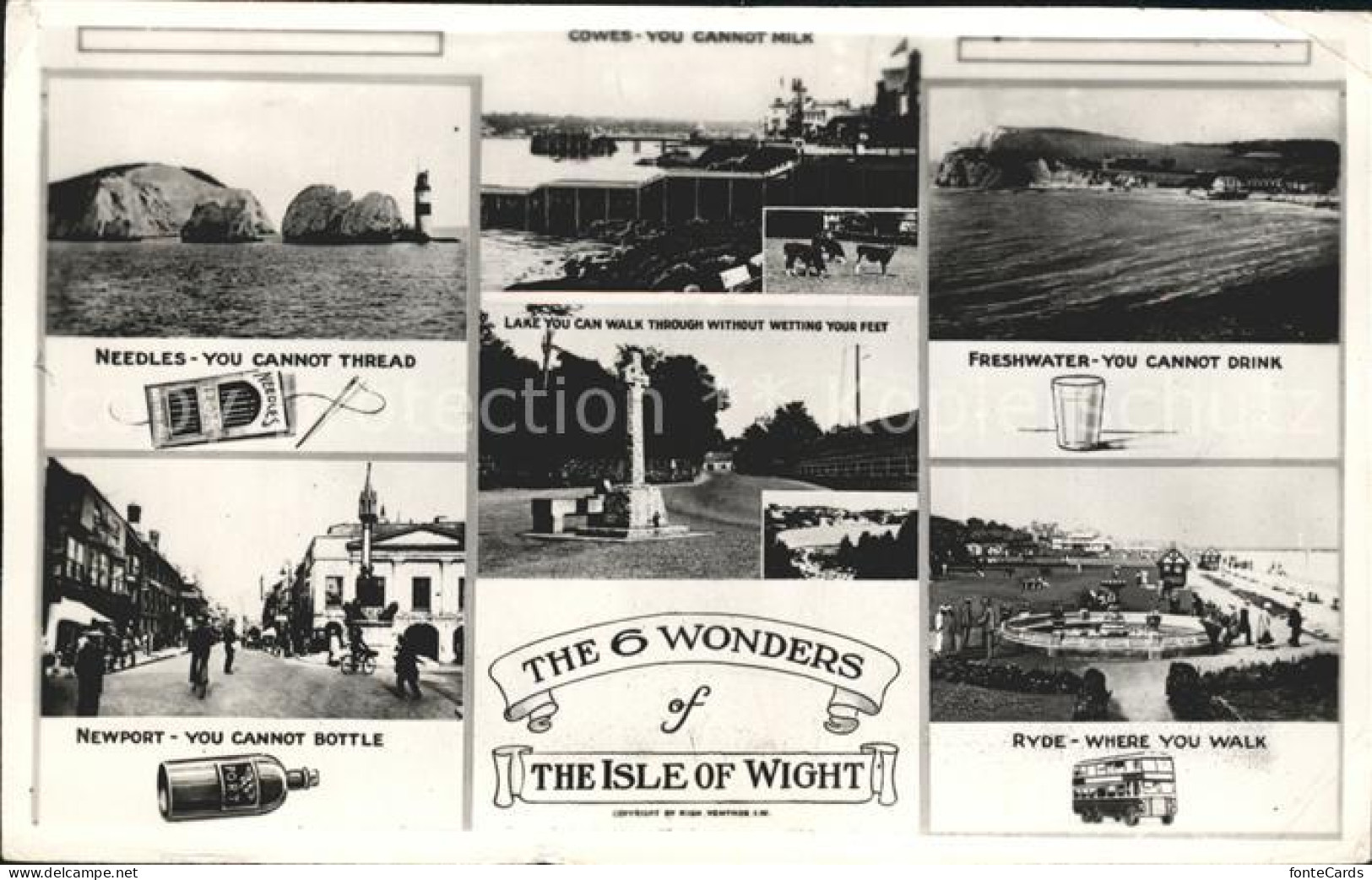 11732303 Isle Of Wight UK The 6 Wonders Of The Island  - Other & Unclassified