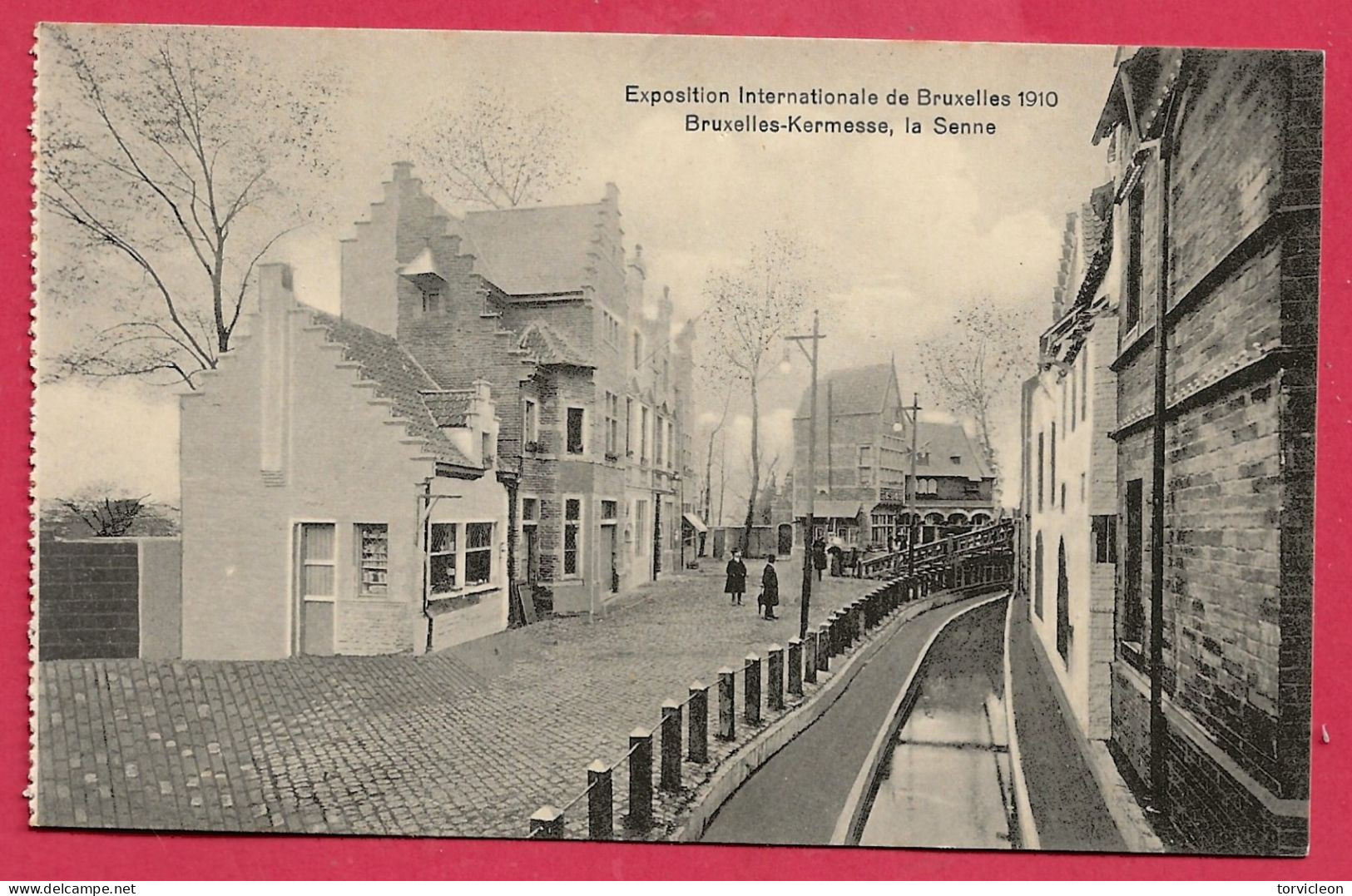 C.P. Bruxelles = Exposition 1910 :   Bruxelles-Kermesse  :  La  SENNE - Brussels (City)