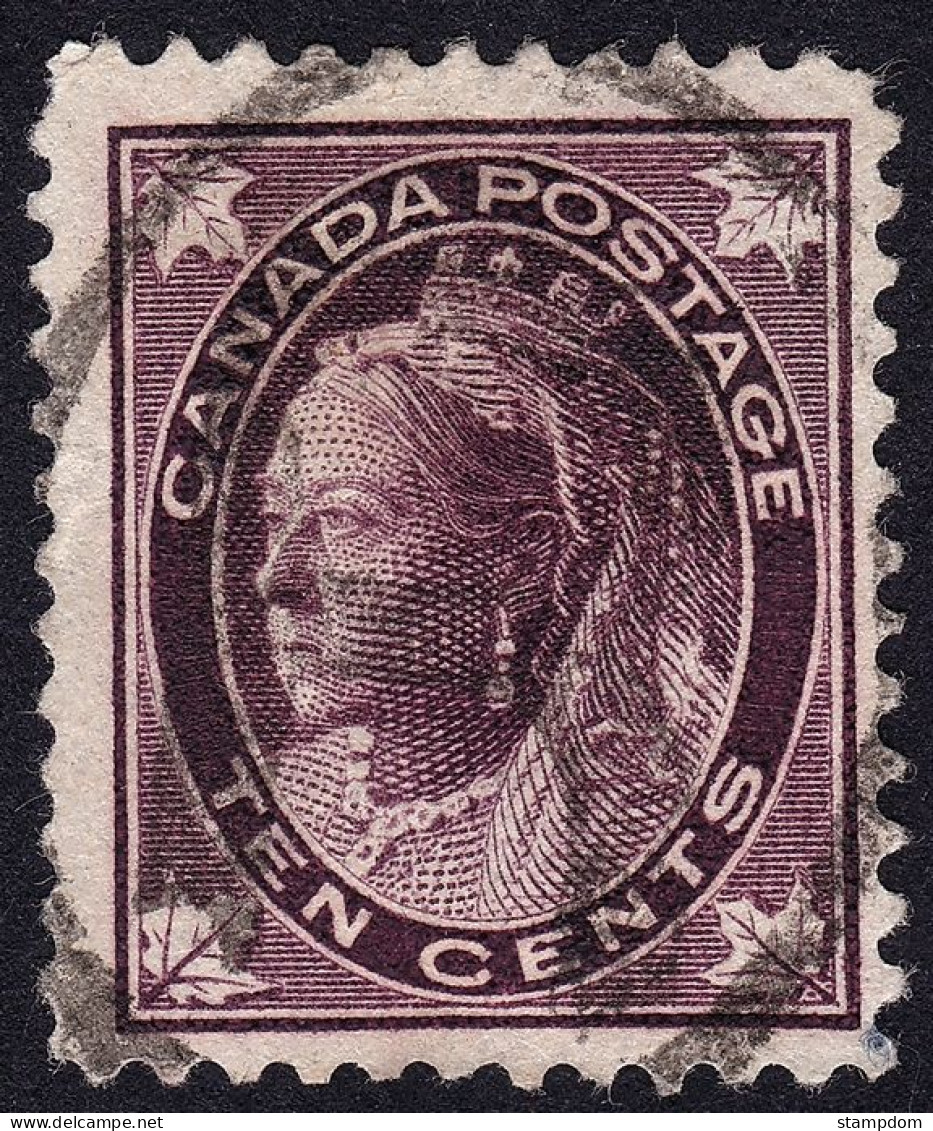 CANADA 1897 QV 10c Sc#73 - USED @P971 - Used Stamps