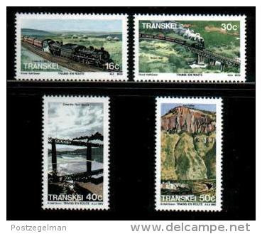 TRANSKEI, 1989,  MNH Stamp(s), Trains,  Nr(s)  230-233 - Transkei