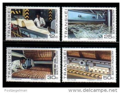 TRANSKEI, 1985,  MNH Stamp(s), Match Factory,   Nr(s) 172-175 - Transkei