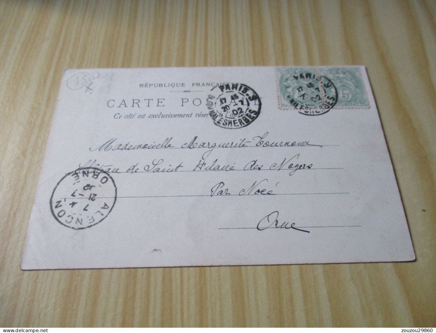CPA Paris (75).Parc Montsouris - L'Observatoire - Carte Oblitérée Le 20/07/1902. - Parks, Gardens