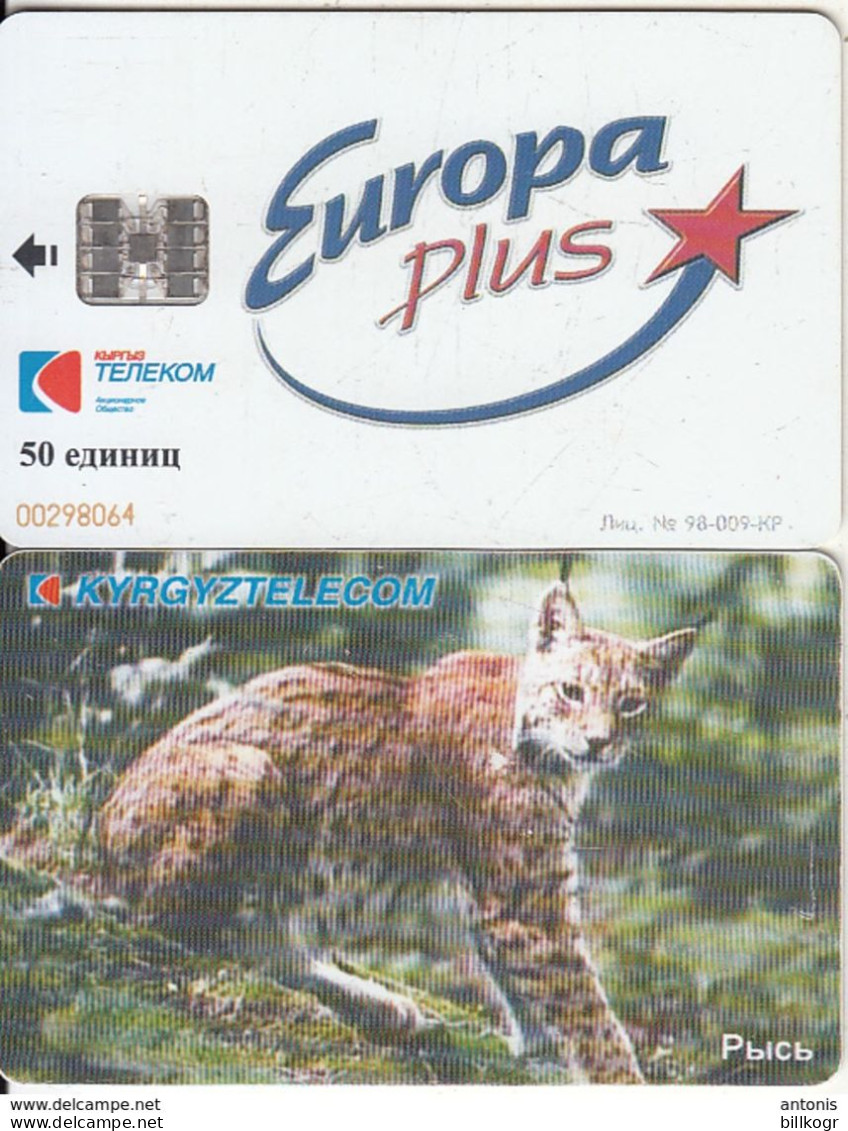 KYRGYZSTAN - Lynx, Europa Plus, Used - Kirgizië