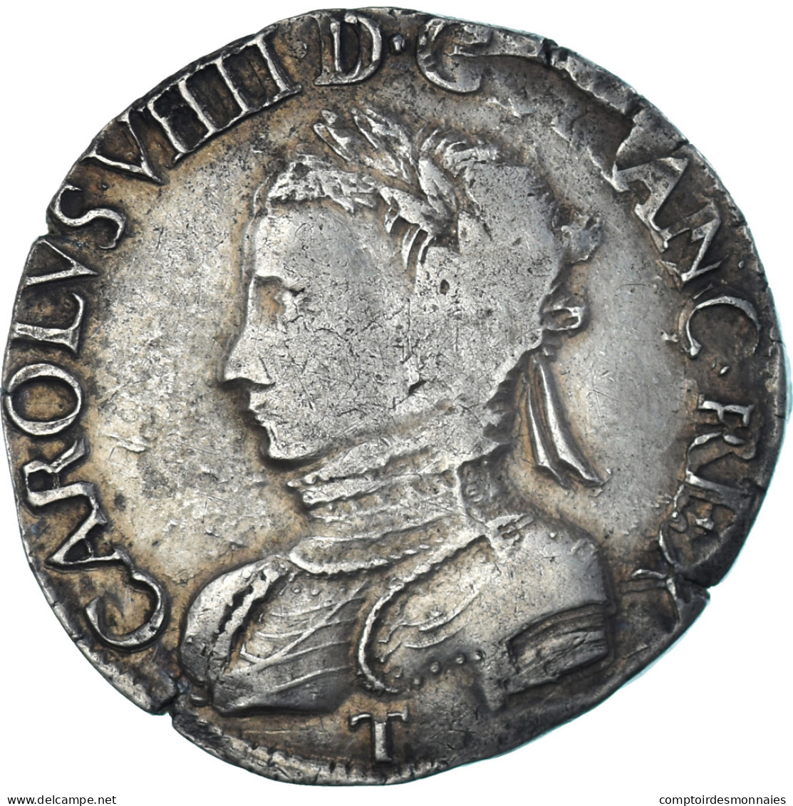 Monnaie, France, Charles IX, Teston, 1564, Nantes, TTB, Argent, Gadoury:429 - 1560-1574 Karl IX.