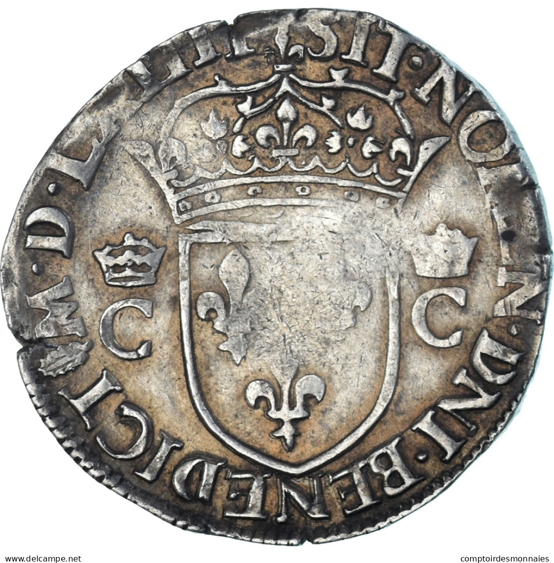 Monnaie, France, Charles IX, Teston, 1564, Nantes, TTB, Argent, Gadoury:429 - 1560-1574 Karel I