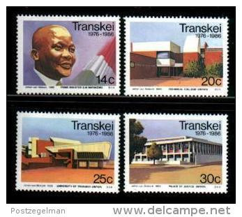 TRANSKEI, 1986,  MNH Stamp(s), 10th Year Independence,  Nr(s) 193-196 - Transkei