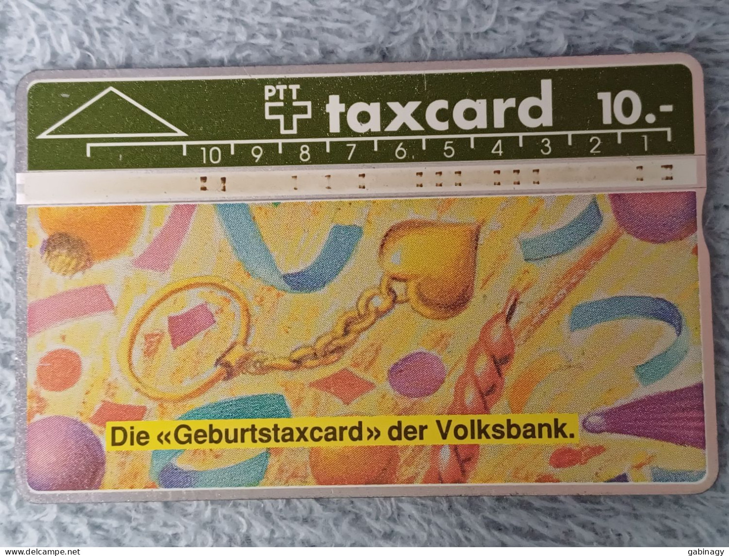 SWITZERLAND - K-90/27A - Schweizerische Volksbank - Geburtstaxcard - 3.000EX. - Zwitserland