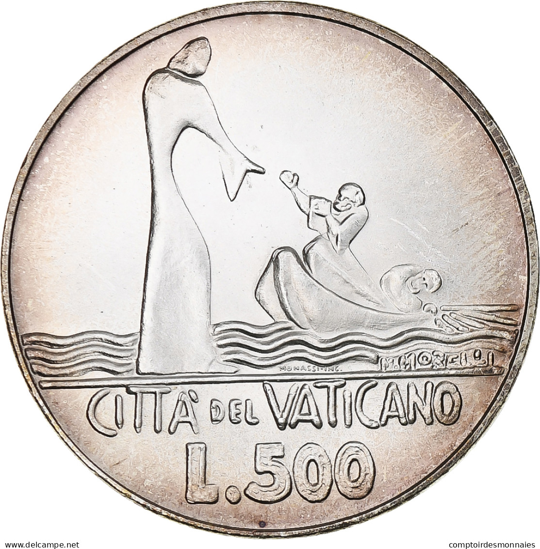 Vatican, Paul VI, 500 Lire, 1978 (Anno XVI), Rome, SPL, Argent, KM:139 - Vatican