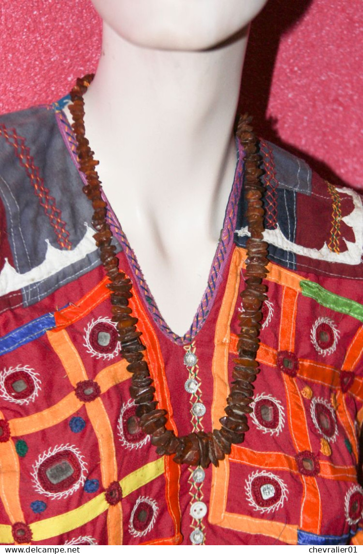 Bijoux-collier-28-ambre Brut - 60 Cm - Necklaces/Chains