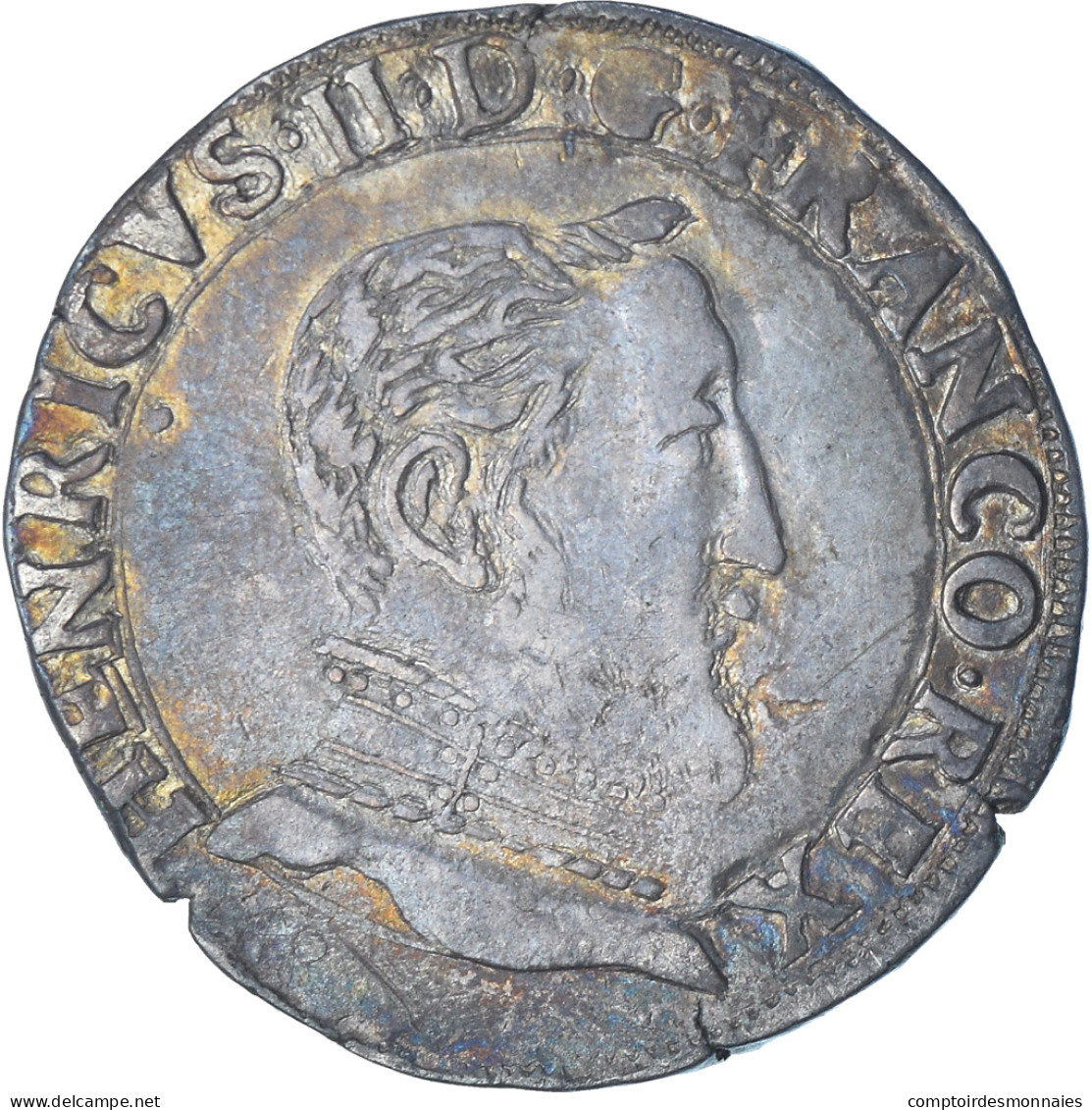 France, Henri II, Teston à La Tête Nue, 1559, Toulouse, TB+, Argent - 1547-1559 Heinrich II.