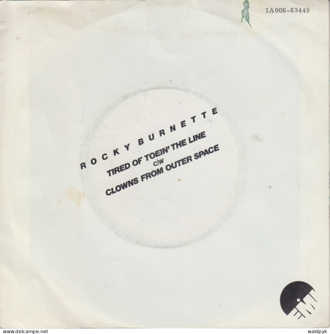 ROCKY BURNETTE - Tired Of Toein' The Line - Sonstige - Englische Musik