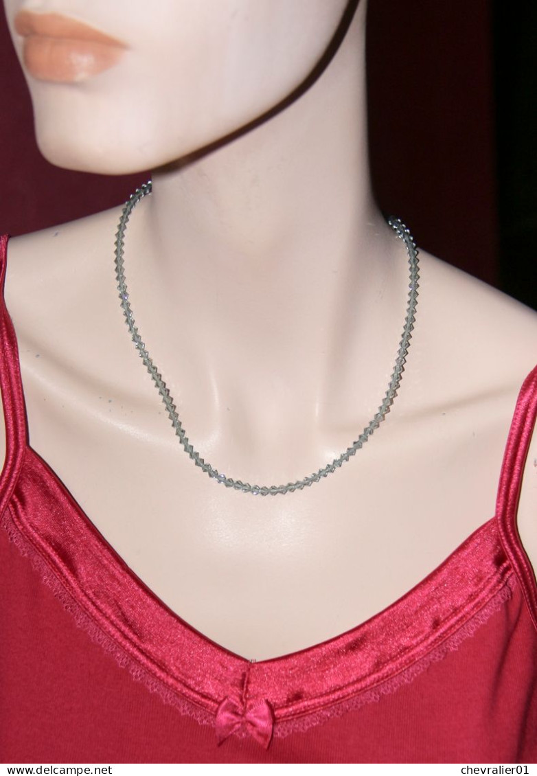Bijoux-collier-41-perles De Cristal - Halsketten