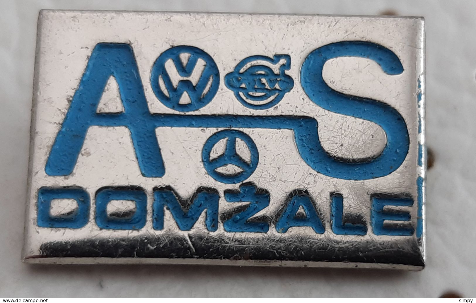 Volvo, Volkswagen VW, Mercedes  Car Logo Service AS Domzale Auto Saloon Slovenia Pin - Mercedes