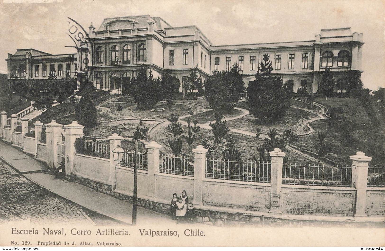 CHILE - ESCUELA NAVAL - CERRO ARTILLERIA - VALPARAISO - Chile