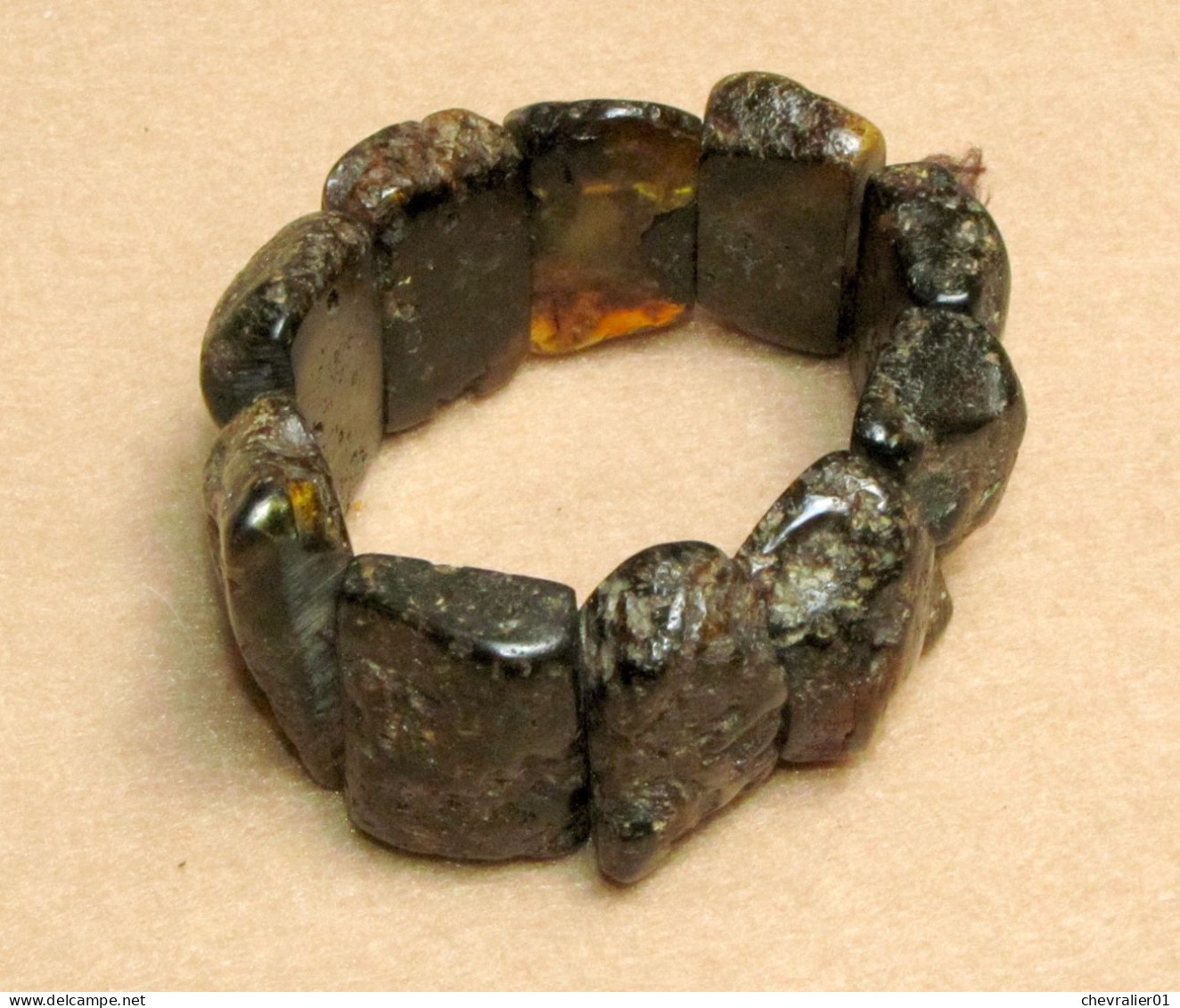 Bijoux-bracelet-20-ambre Brut - Armbanden