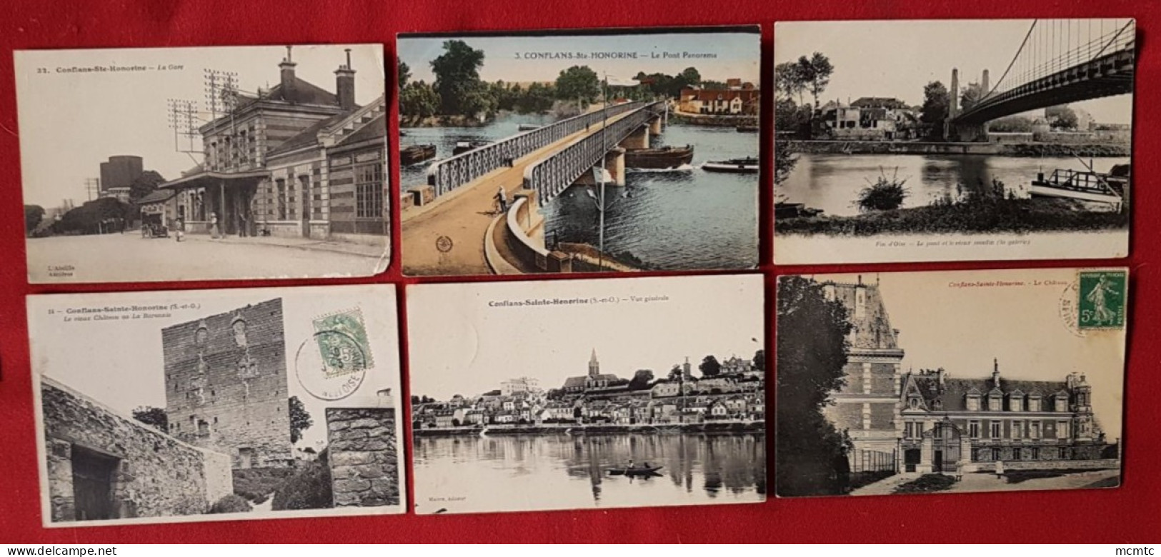 12 Cartes -   Conflans Saint Honorine   -( 78 - Yvelines ) - Conflans Saint Honorine