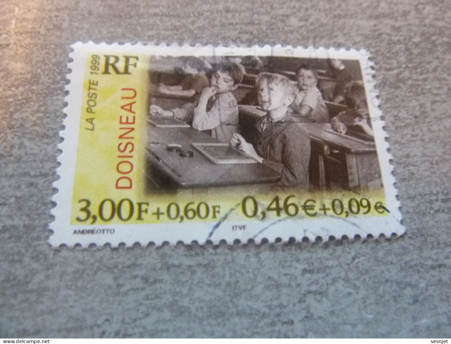 Robert Doisneau - Grands Photographes - 3f.+60c.(0.46+0.09€) - Yt 3262 - Multicolore - Oblitéré - Année 1999 - - Used Stamps