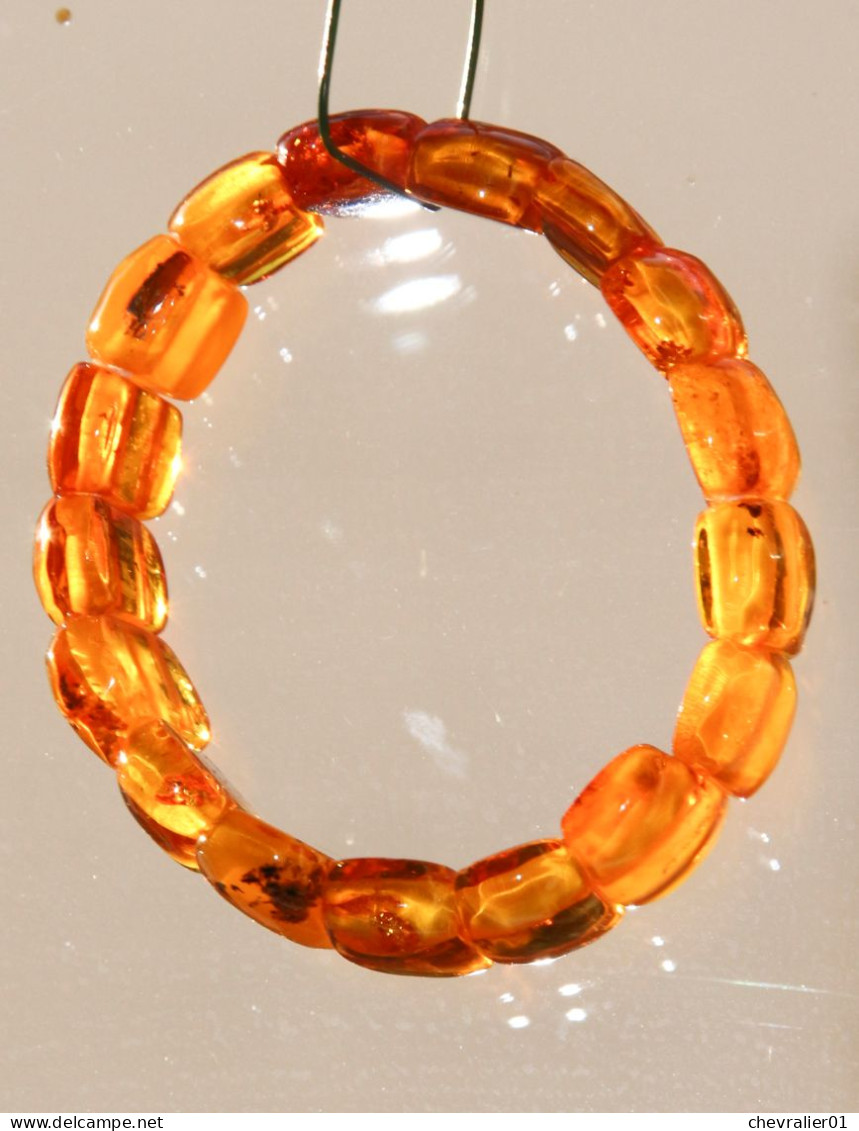 Bijoux-bracelet-25-ambre Couleur Cognac - Armbanden