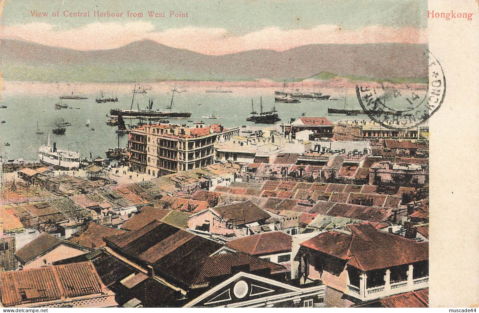 HONGKONG - VIEW OF CENTRAL HARBOUR FROM WEST POINT - Chine (Hong Kong)