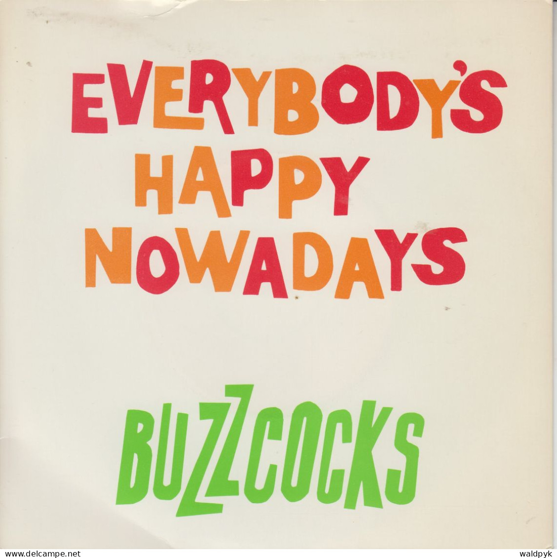 BUZZCOCKS - Everybody's Happy Nowadays - Otros - Canción Inglesa