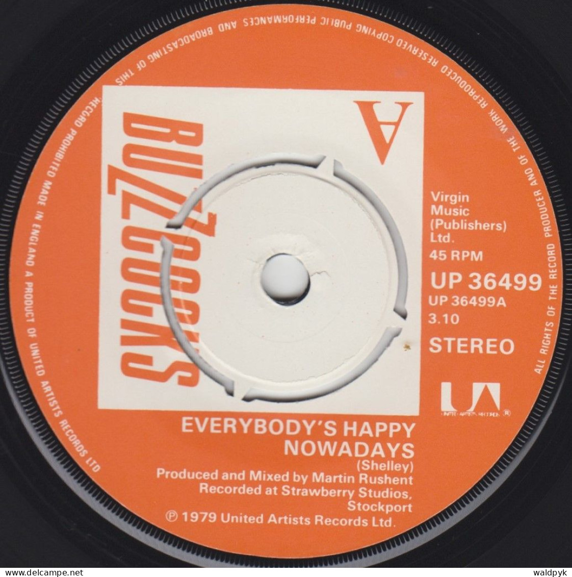 BUZZCOCKS - Everybody's Happy Nowadays - Other - English Music