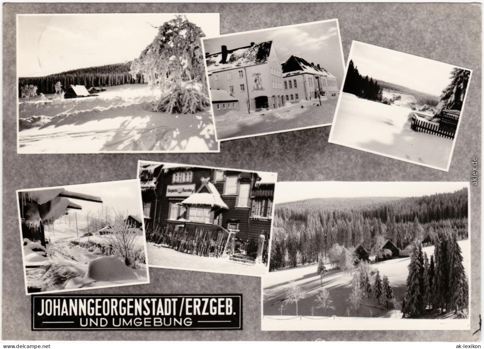 Foto Ansichtskarte Zwickau Johanngeorgenstadt Umgebung Im Winter 1964 - Johanngeorgenstadt