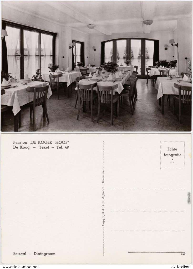 De Koog Texel Pension &#34;De Koger Hoop&#34; De Koog Nordholland 1932 - Texel