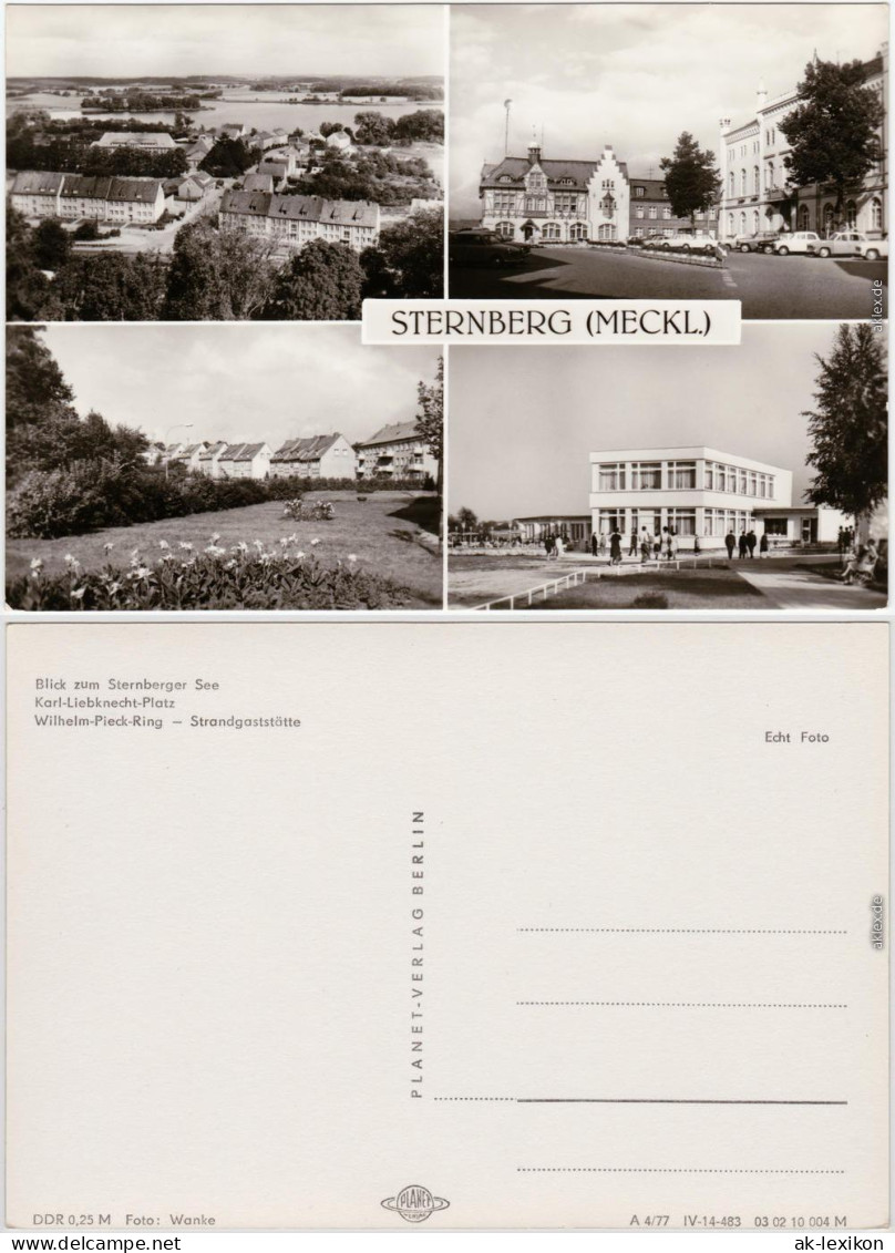 Sternberg (Mecklenburg)  Karl-Liebknecht-Platz, Wilhelm-Pieck-Ring 1977 - Sternberg