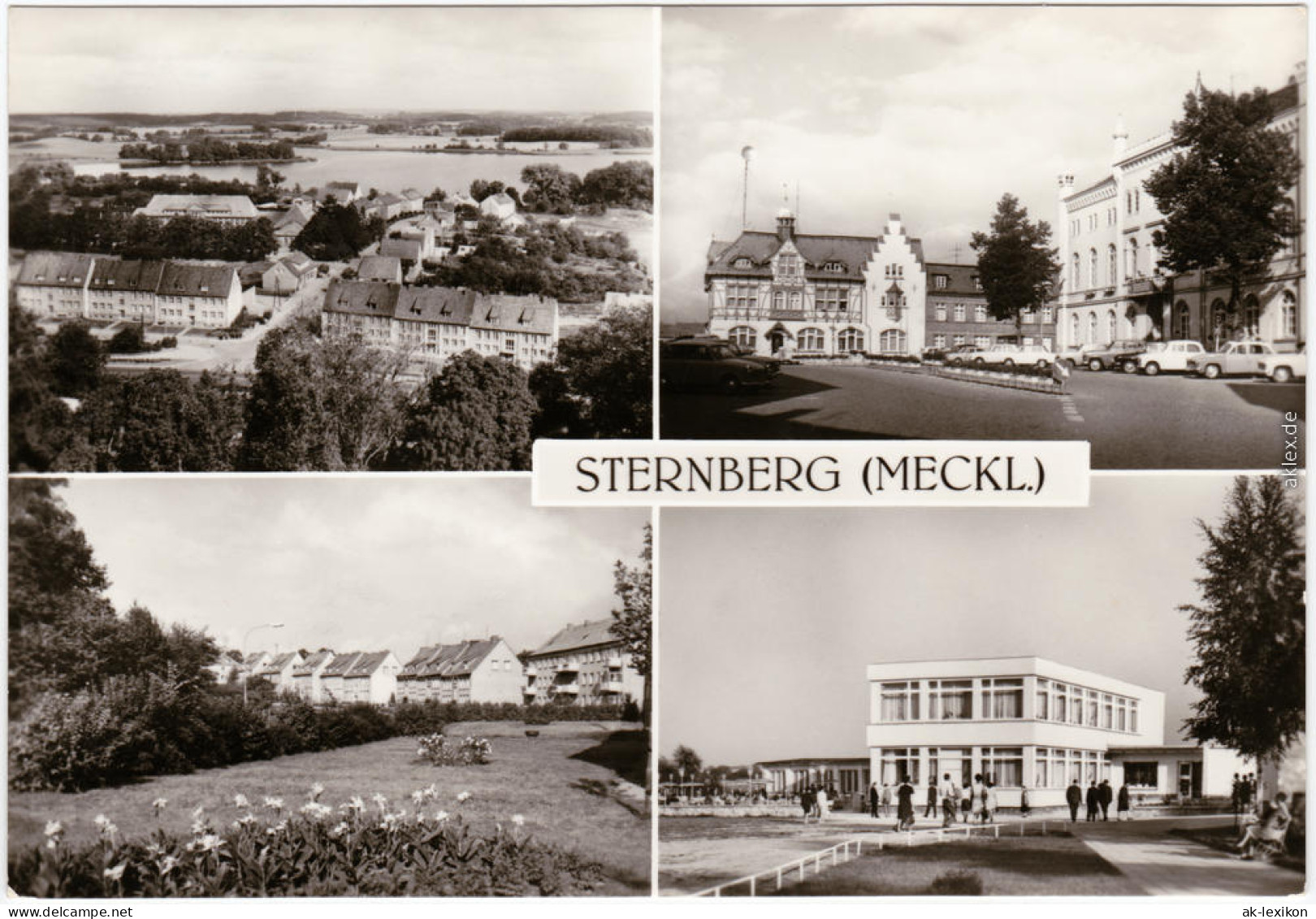 Sternberg (Mecklenburg)  Karl-Liebknecht-Platz, Wilhelm-Pieck-Ring 1977 - Sternberg