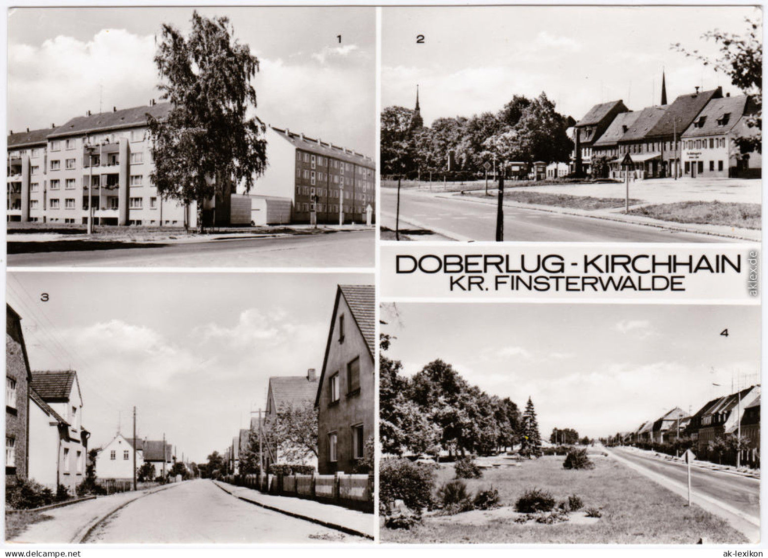 Doberlug-Kirchhain Dobrilugk   Grüner Berg, Hauptstraße, Karl-Marx-Straße 1976 - Doberlug-Kirchhain