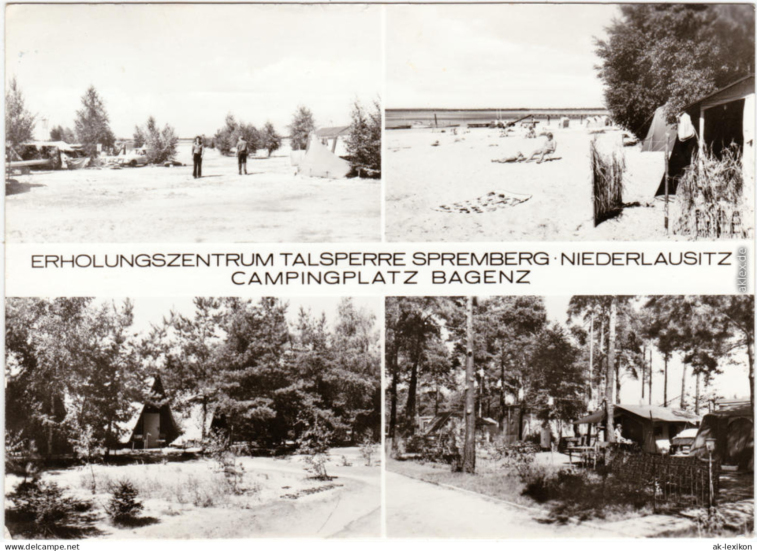 Spremberg Grodk Erholungszentrum Talsperre-Campingplatz Bagenz 1981 - Spremberg