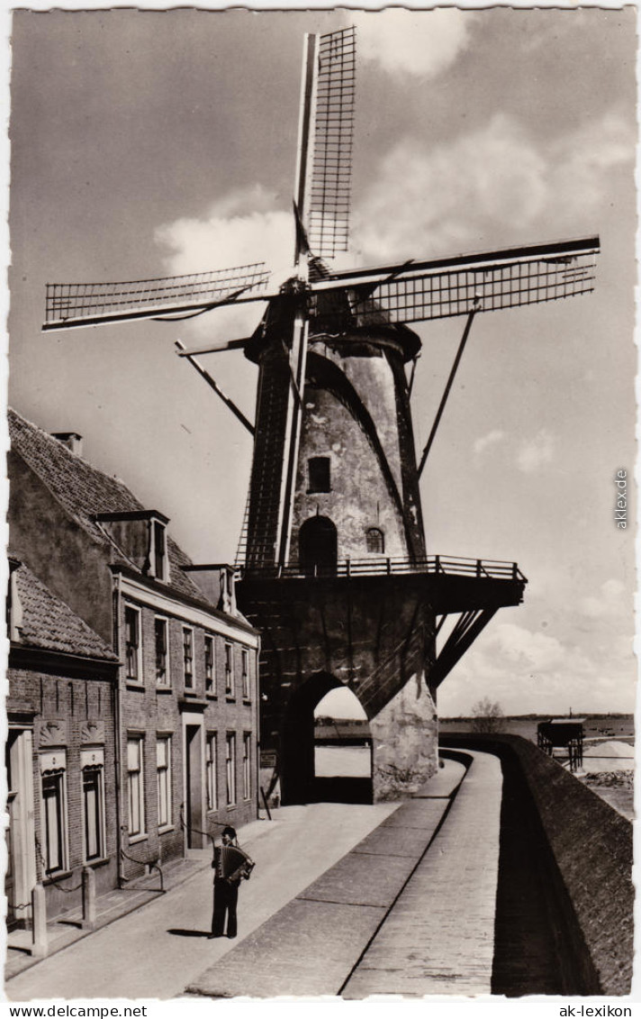 Postkaart Wijk Bij Duurstede Holländische Windmühle 1965  - Otros & Sin Clasificación