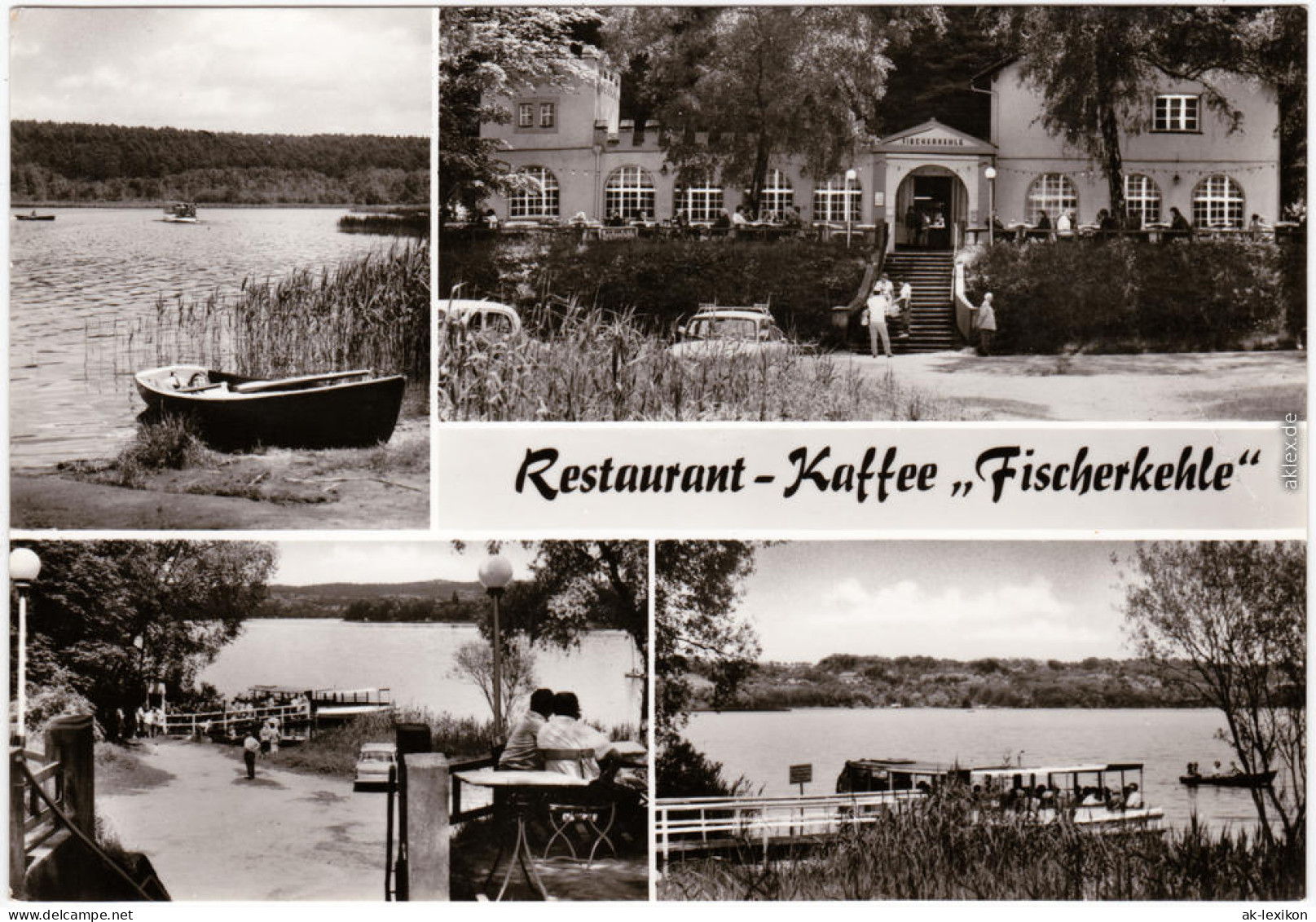 Buckow (Märkische Schweiz) 4 Bild Restaurant-Kaffee Fischerkehle 1980  - Buckow