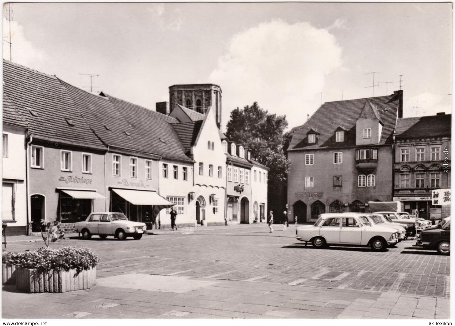 Senftenberg (Niederlausitz)  Altmarkt &#47;Platz Der Freundschaft 1977 - Senftenberg