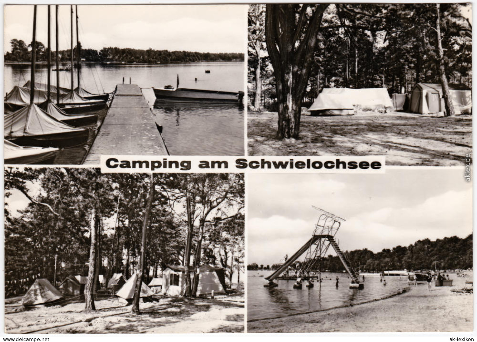 Foto Ansichtskarte  Schwielochsee Camping Am Schwielochsee 1969 - Altri & Non Classificati