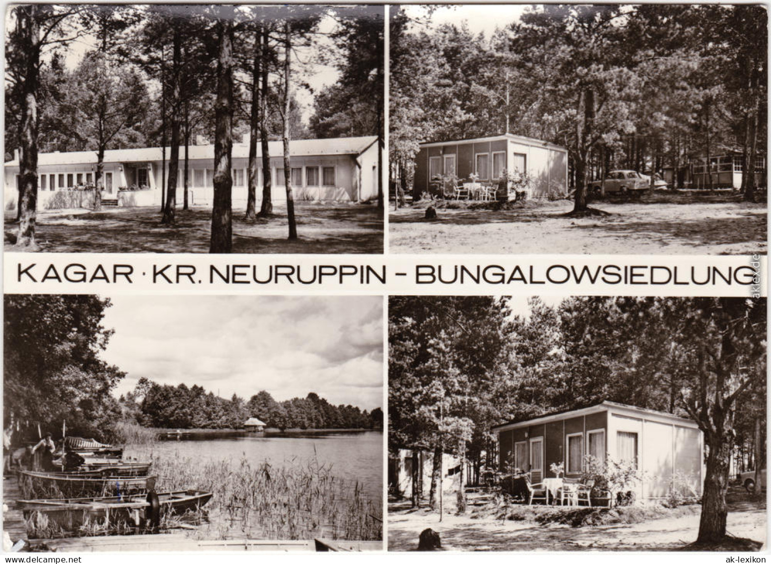 Kagar Rheinsberg Bungalowsiedlung Am Zechliner See 1976 - Rheinsberg