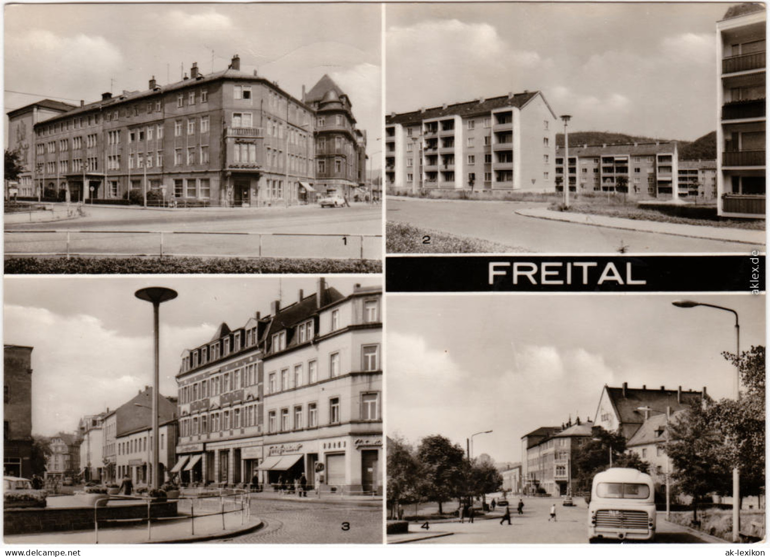 Freital Kulturhaus, Waldblick, Am Markt, Platz Des Friedens 1974 - Freital