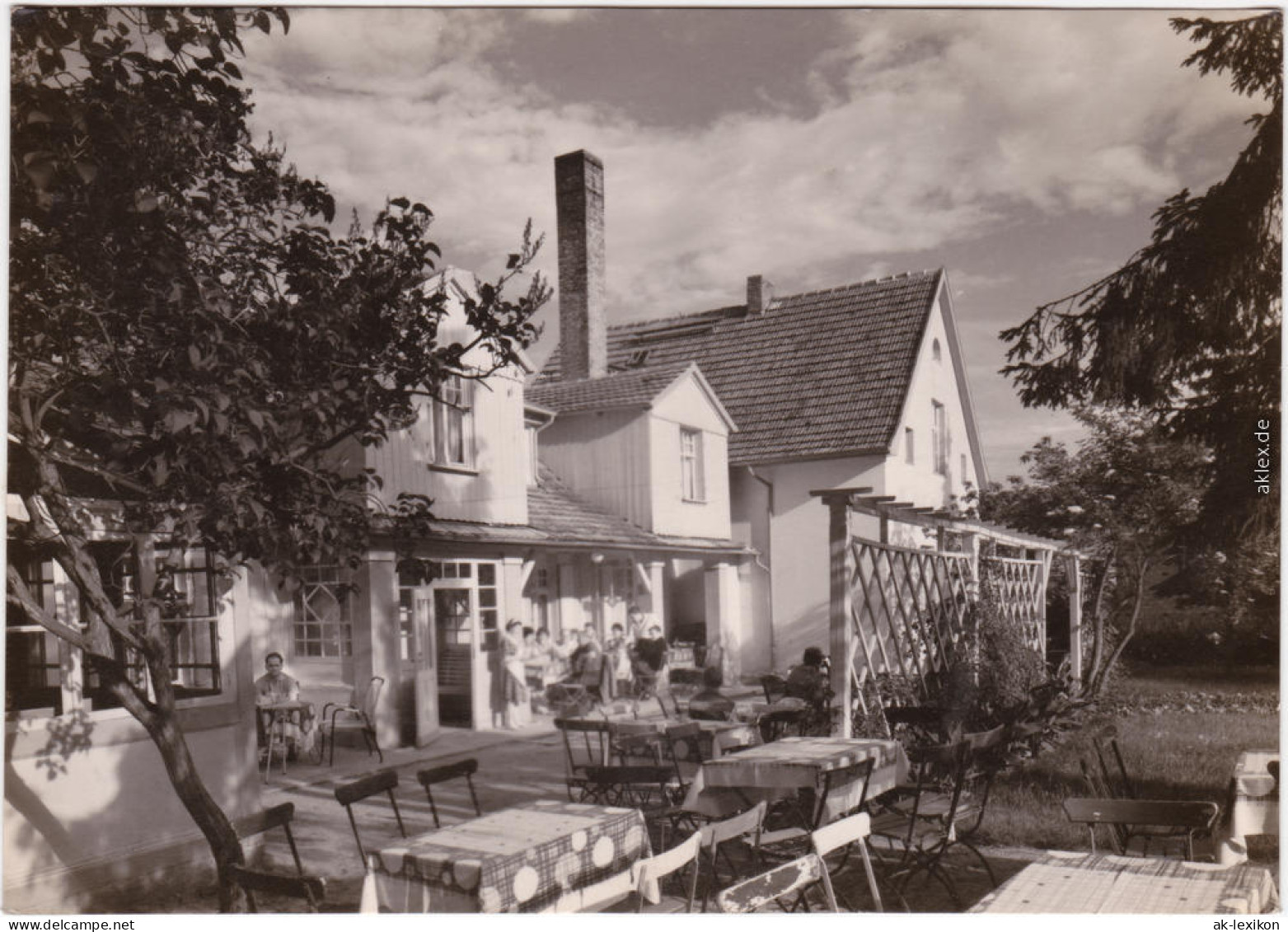 Foto Ansichtskarte Neuglobsow Stechlin FDGB Haus Am Dagow-See 1963 - Neuglobsow