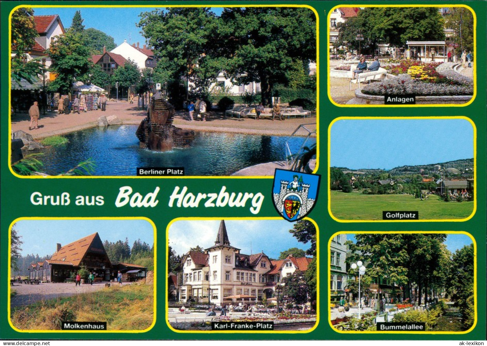 Bad Harzburg Berliner Platz, Golfplatz, Bummelallee, Molkenhaus 1994 - Bad Harzburg