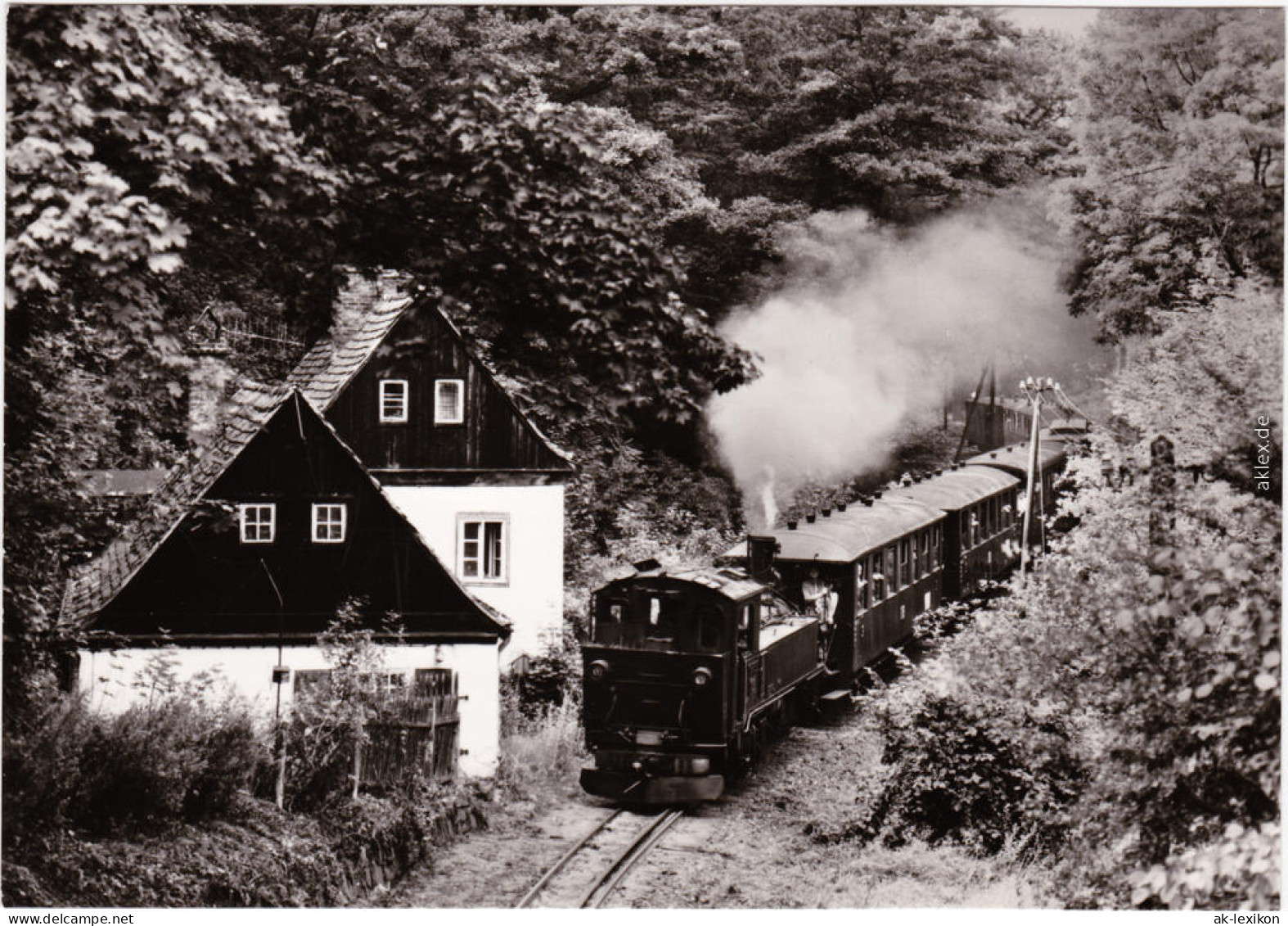 Oberlößnitz Radebeul Traditionsbahn Radeburg, Malerwinkel Im Lößnitzgrund 1985 - Radebeul
