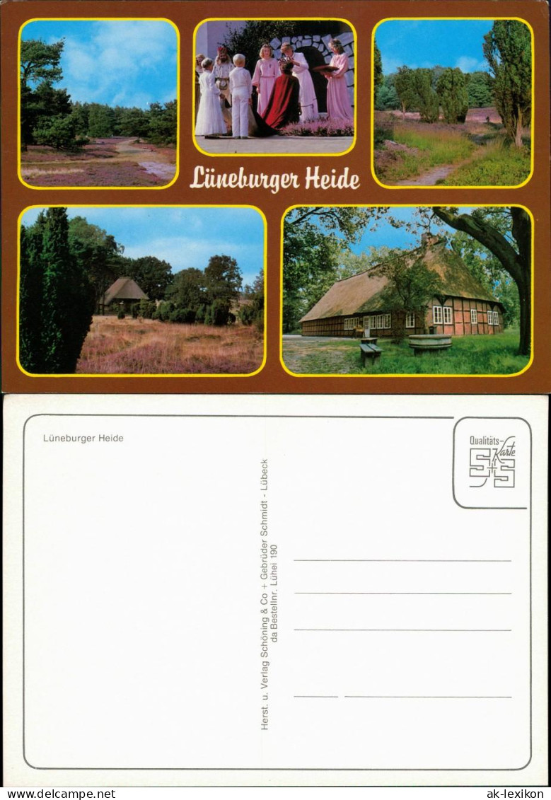 Ansichtskarte .Niedersachsen Lüneburger Heide, Krönung, Häuser 1995 - Lüneburger Heide