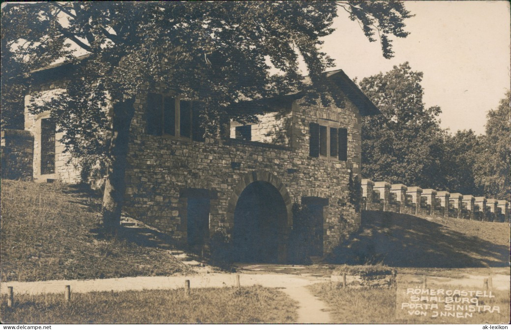 Bad Homburg Vor Der Höhe Römercastell Sallburg Porta Sinistra Von Innen 1940 - Bad Homburg