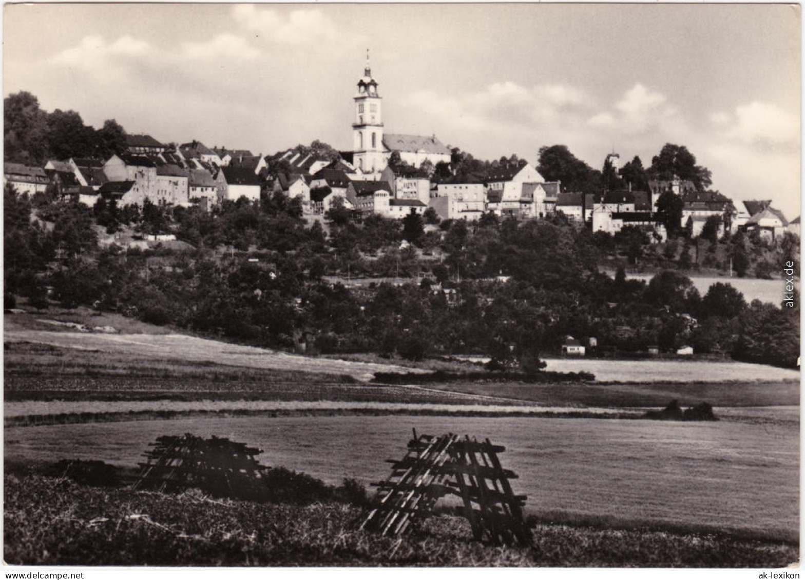 Fotokarte Augustusburg Panorama-Ansicht  Foto Anichtskarte B Chemnitz   1975 - Augustusburg