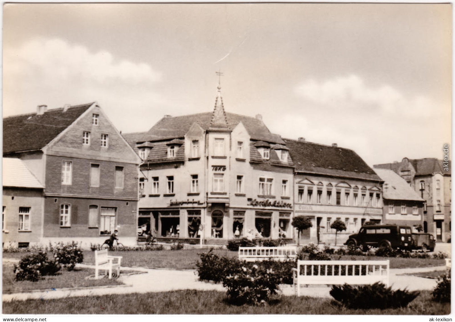 Elsterwerda Wikow Marktplatz  Foto Anichtskarte  1975 - Elsterwerda